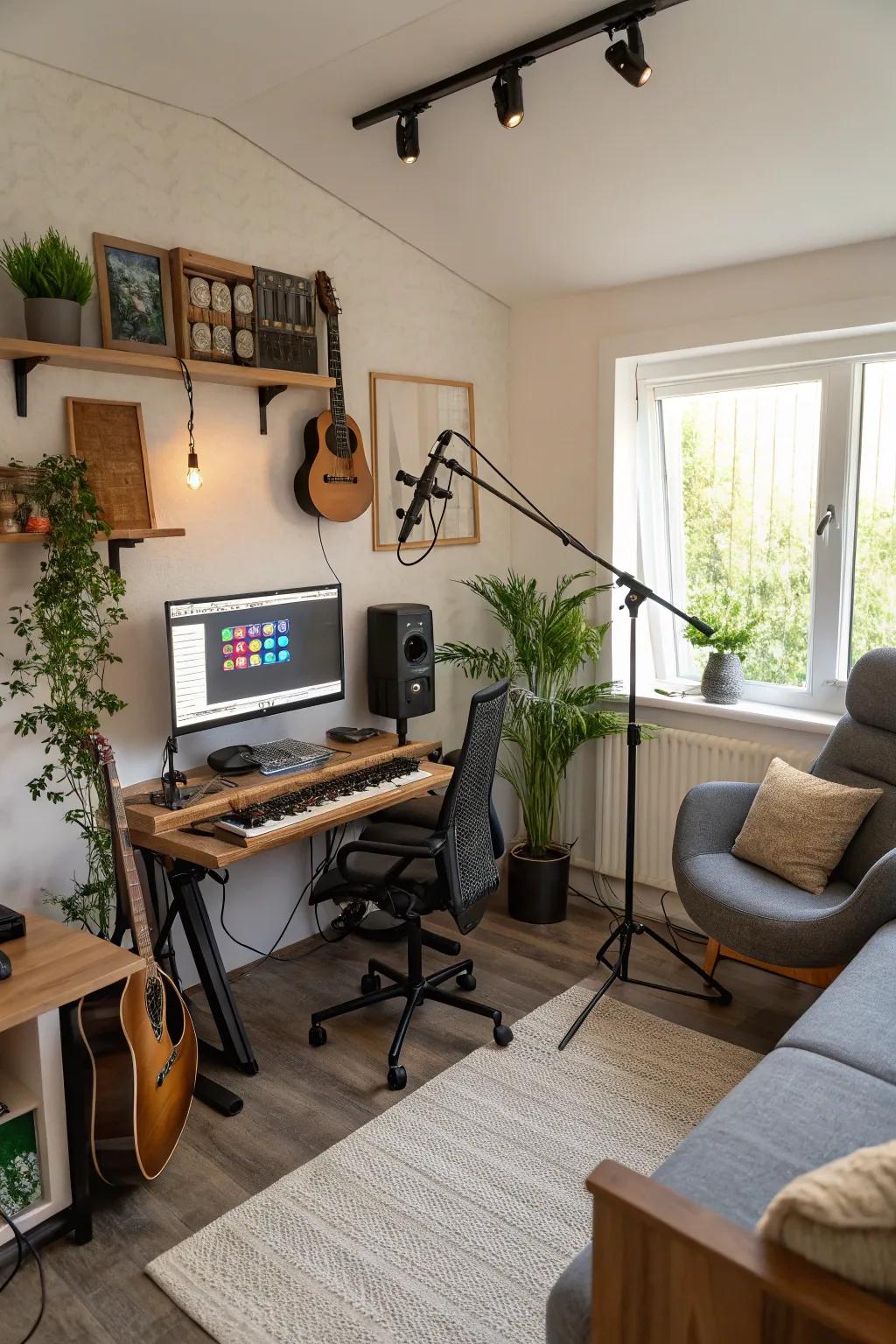 Designate zones to enhance focus and efficiency.